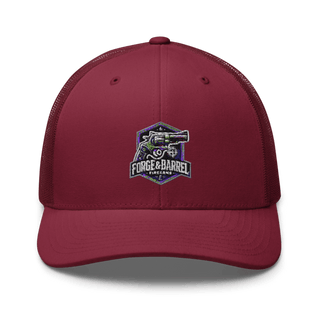 Forge & Barrel Firearms 85618351 Retro Trucker Hat | Yupoong 6606
