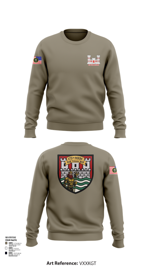 Crew Neck Sweatshirt, 175th MRBC, , Teamtime, Team time, sublimation, custom sports apparel, team uniforms, spirit wear, spiritwear, sports uniforms, custom shirts, team store, custom team store, fundraiser sports, apparel fundraiser