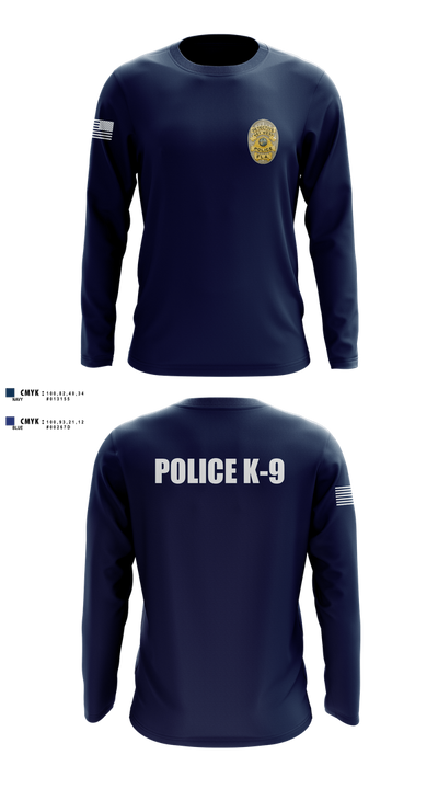 Key West Police Department 73873971 Long Sleeve Performance Shirt 2