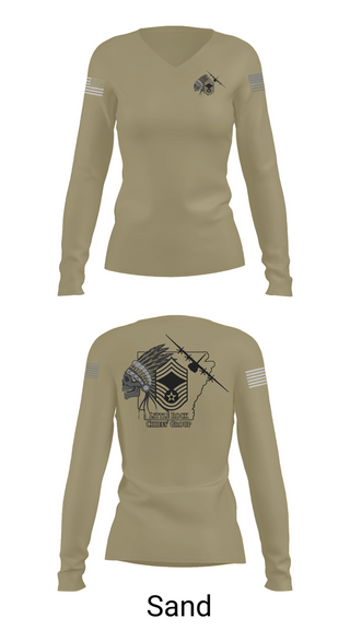 Womens Long Sleeve Vneck Shirt, LRAFB Chiefs Group, , Teamtime, Team time, sublimation, custom sports apparel, team uniforms, spirit wear, spiritwear, sports uniforms, custom shirts, team store, custom team store, fundraiser sports, apparel fundraiser