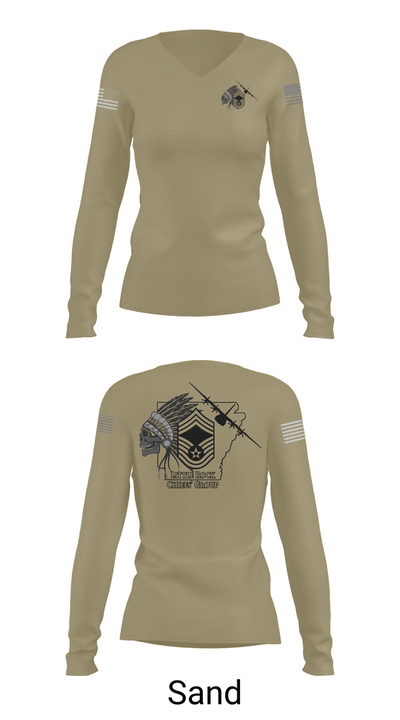 LRAFB Chiefs Group 49231806 Women's Long Sleeve V-neck Shirt - 97