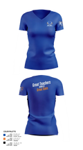Great Oaks Charter School 80793414 Women's Short Sleeve V-neck Shirt - 21