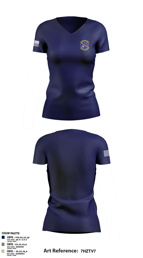 Womens Short Sleeve Vneck Shirt, Southern Tier Composite Squadron, , Teamtime, Team time, sublimation, custom sports apparel, team uniforms, spirit wear, spiritwear, sports uniforms, custom shirts, team store, custom team store, fundraiser sports, apparel fundraiser