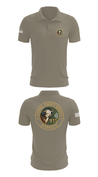 Short Sleeve Performance Polo, TCSO DISPATCH, , Teamtime, Team time, sublimation, custom sports apparel, team uniforms, spirit wear, spiritwear, sports uniforms, custom shirts, team store, custom team store, fundraiser sports, apparel fundraiser