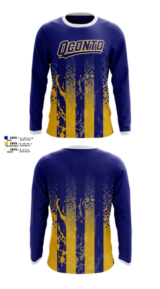 Long Sleeve Performance Shirt, Oconto Baseball, Baseball, Teamtime, Team time, sublimation, custom sports apparel, team uniforms, spirit wear, spiritwear, sports uniforms, custom shirts, team store, custom team store, fundraiser sports, apparel fundraiser