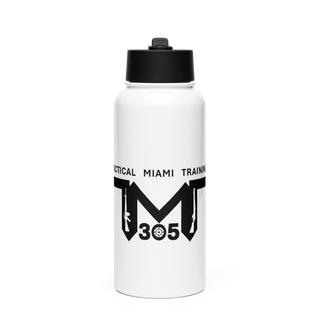 Tactical Miami Training 305 86143466 Stainless Steel Water Bottle with a Straw Lid