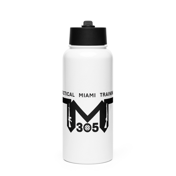 Tactical Miami Training 305 86143466 Stainless Steel Water Bottle with a Straw Lid