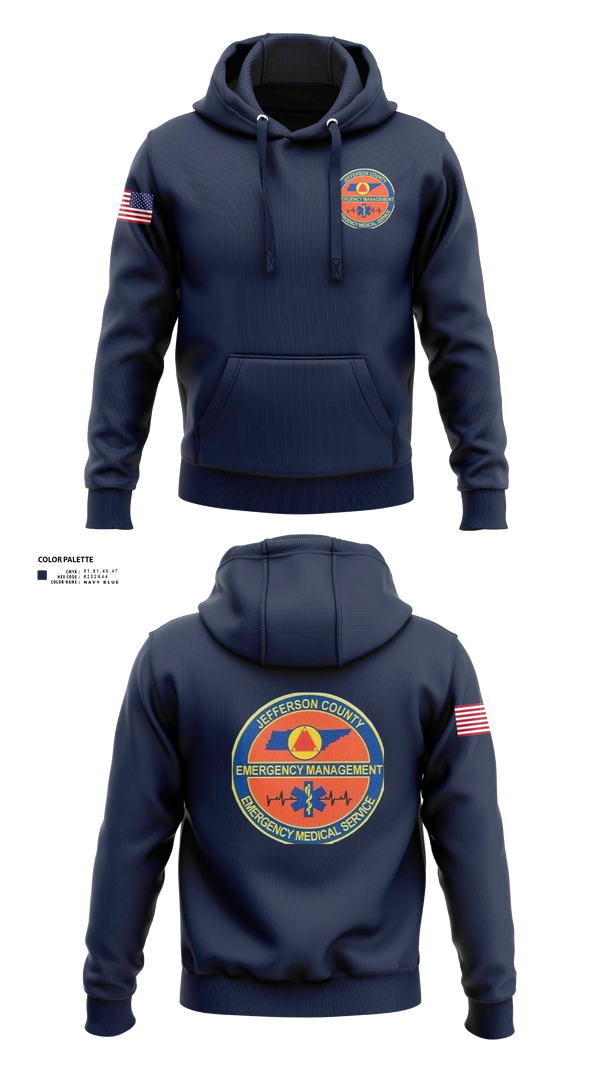 Hoodie, JEFFERSON COUNTY EMS, EMS/EMT, Teamtime, Team time, sublimation, custom sports apparel, team uniforms, spirit wear, spiritwear, sports uniforms, custom shirts, team store, custom team store, fundraiser sports, apparel fundraiser