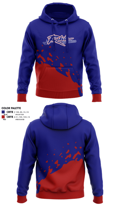 Byrnes Rebels Track & Field 54482992 Hoodie - 1