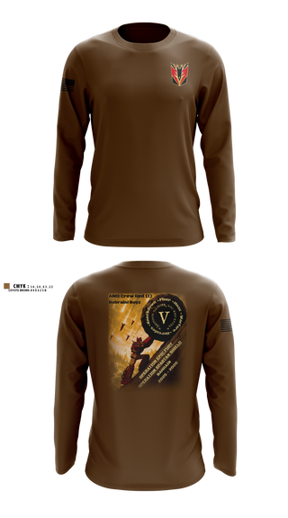 Long Sleeve Performance Shirt, D/2-43, Army, Teamtime, Team time, sublimation, custom sports apparel, team uniforms, spirit wear, spiritwear, sports uniforms, custom shirts, team store, custom team store, fundraiser sports, apparel fundraiser