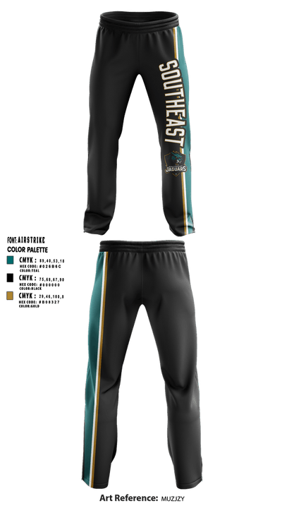 Southeast Jaguars 26594681 Sweatpants - 10