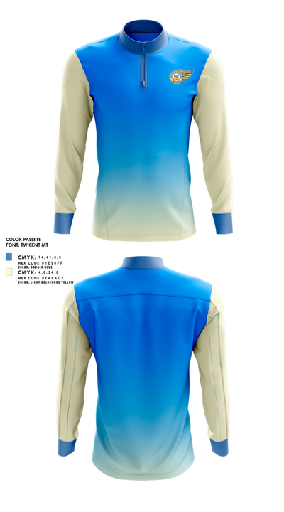 Wings 78111029 Quarter Zip Jacket - 1