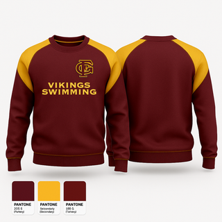 Crew Neck Sweatshirt, Forest Grove High School Swimming, Swimming, Teamtime, Team time, sublimation, custom sports apparel, team uniforms, spirit wear, spiritwear, sports uniforms, custom shirts, team store, custom team store, fundraiser sports, apparel fundraiser