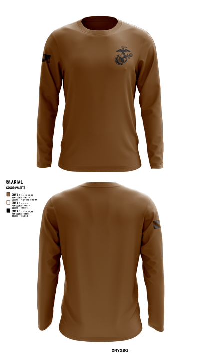 0311 Grunt 30803136 Long Sleeve Performance Shirt - 1