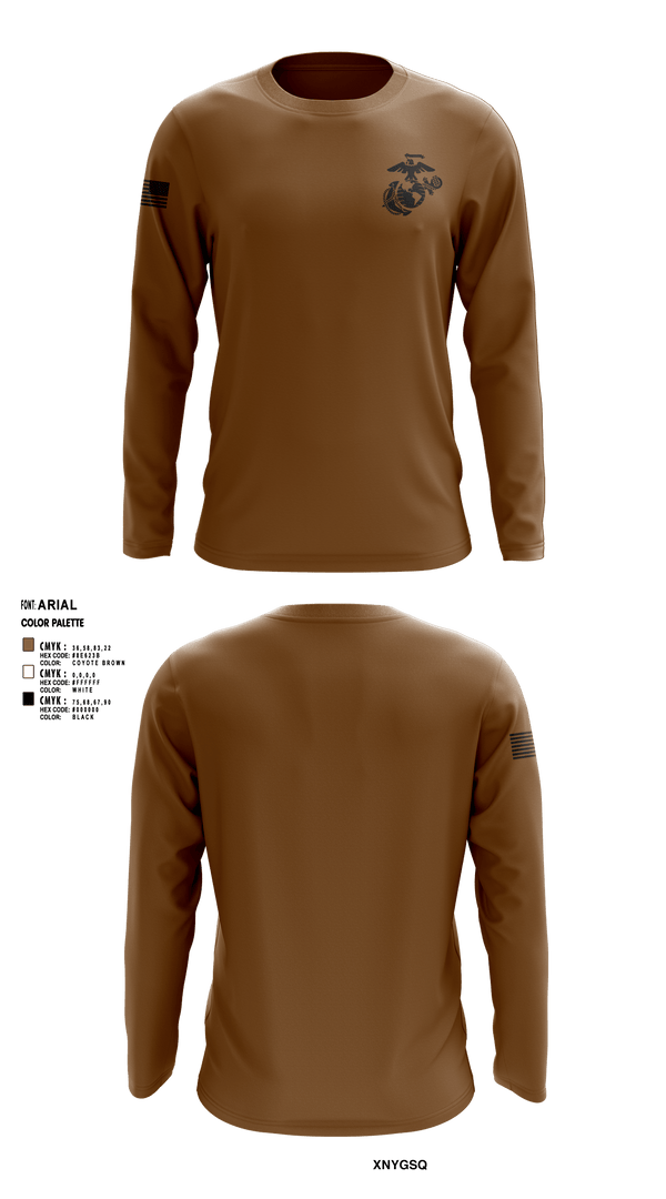 Long Sleeve Performance Shirt, 0311 Grunt, Marines, Teamtime, Team time, sublimation, custom sports apparel, team uniforms, spirit wear, spiritwear, sports uniforms, custom shirts, team store, custom team store, fundraiser sports, apparel fundraiser