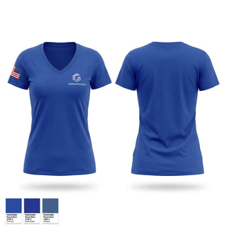 Womens Short Sleeve Vneck Shirt, CBPD, Police, Teamtime, Team time, sublimation, custom sports apparel, team uniforms, spirit wear, spiritwear, sports uniforms, custom shirts, team store, custom team store, fundraiser sports, apparel fundraiser