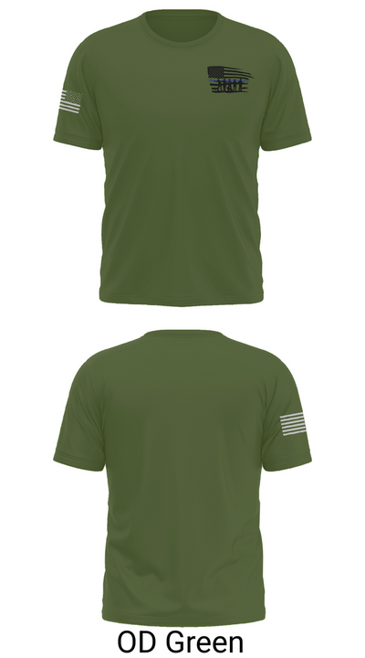 McBee Police Department 4438901 Old School Cotton Feel Shirt - 48