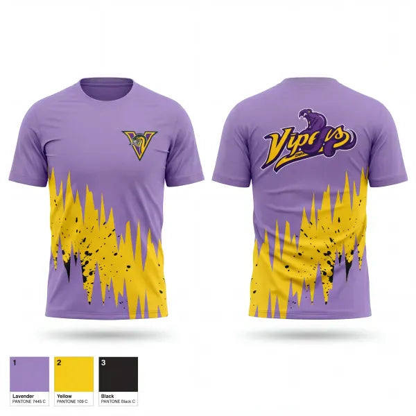 Short Sleeve Performance Shirt, Vipers, Baseball, Teamtime, Team time, sublimation, custom sports apparel, team uniforms, spirit wear, spiritwear, sports uniforms, custom shirts, team store, custom team store, fundraiser sports, apparel fundraiser