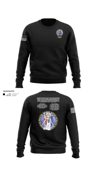 Crew Neck Sweatshirt, Fort Leonard Wood Basic Military Police Schoolhouse Instructors & Faculty, , Teamtime, Team time, sublimation, custom sports apparel, team uniforms, spirit wear, spiritwear, sports uniforms, custom shirts, team store, custom team store, fundraiser sports, apparel fundraiser