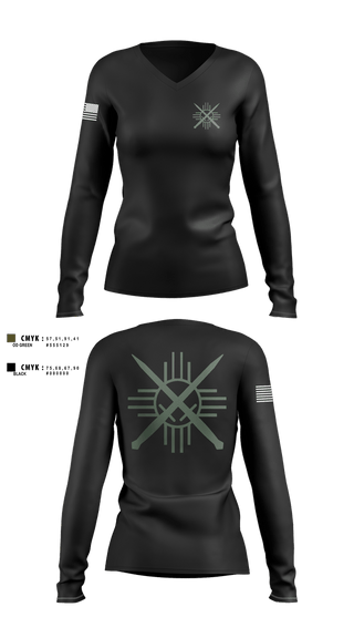 Womens Long Sleeve Vneck Shirt, Doña Ana Sheriff’s Special Response Team, Police, Teamtime, Team time, sublimation, custom sports apparel, team uniforms, spirit wear, spiritwear, sports uniforms, custom shirts, team store, custom team store, fundraiser sports, apparel fundraiser