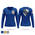 Reynolds Police Department Women's Long Sleeve V-neck Shirt - 1