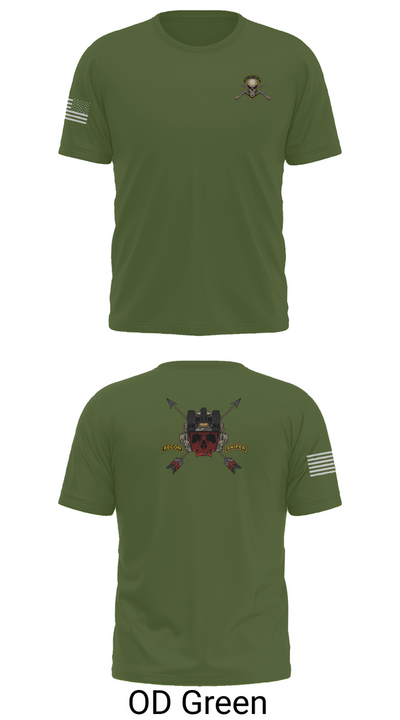 HHC 1ST BN 65TH INF REG 37027078 Short Sleeve Performance Shirt - 56