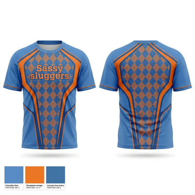 Sassy sluggers Short Sleeve Performance Shirt - 2
