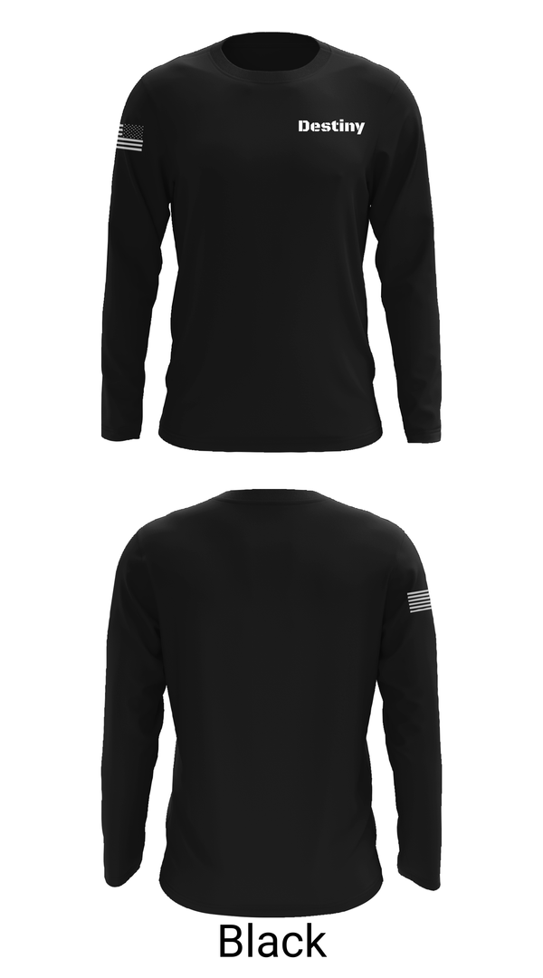 Long Sleeve Performance Shirt, Destiny, Men's Soccer, Teamtime, Team time, sublimation, custom sports apparel, team uniforms, spirit wear, spiritwear, sports uniforms, custom shirts, team store, custom team store, fundraiser sports, apparel fundraiser