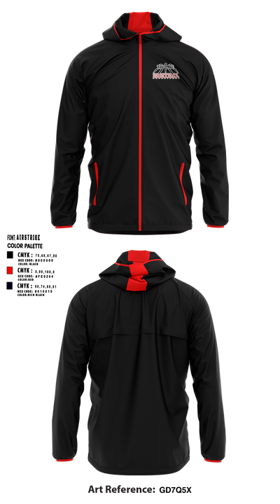 Tr1be 16960228 Windbreaker - 1