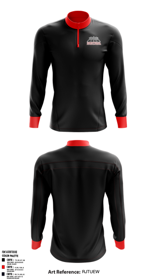 Tr1be 16960228 Quarter Zip Jacket - 1