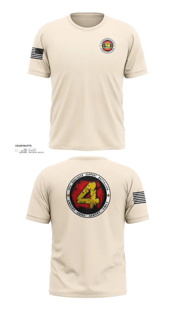Short Sleeve Performance Shirt, 9th Engineer Support Battalion, Marines, Teamtime, Team time, sublimation, custom sports apparel, team uniforms, spirit wear, spiritwear, sports uniforms, custom shirts, team store, custom team store, fundraiser sports, apparel fundraiser
