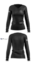 Prairieville Township police Women's Long Sleeve V-neck Shirt - 6