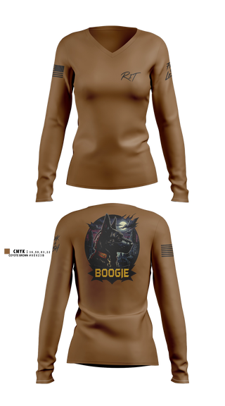 Womens Long Sleeve Vneck Shirt, Rural interdiction tactics, Police, Teamtime, Team time, sublimation, custom sports apparel, team uniforms, spirit wear, spiritwear, sports uniforms, custom shirts, team store, custom team store, fundraiser sports, apparel fundraiser