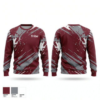 Crew Neck Sweatshirt, Tribe, Baseball, Teamtime, Team time, sublimation, custom sports apparel, team uniforms, spirit wear, spiritwear, sports uniforms, custom shirts, team store, custom team store, fundraiser sports, apparel fundraiser
