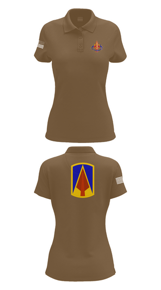 Womens Short Sleeve Performance Polo, 177th AR BDE, , Teamtime, Team time, sublimation, custom sports apparel, team uniforms, spirit wear, spiritwear, sports uniforms, custom shirts, team store, custom team store, fundraiser sports, apparel fundraiser