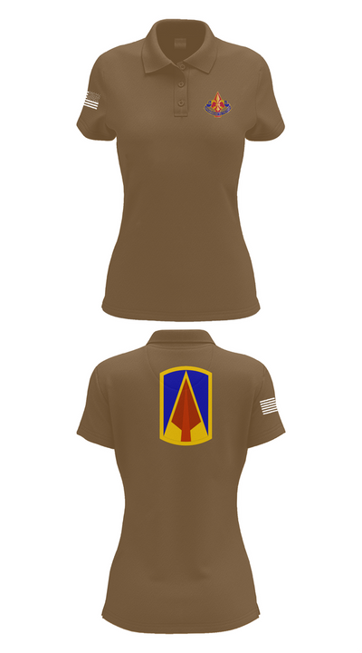 177th AR BDE 62955880 Women's Short Sleeve Performance Polo  - 14
