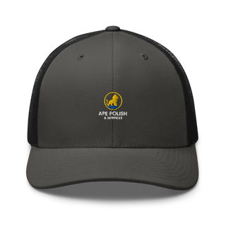 APE Polish & Service 44310358 Retro Trucker Hat | Yupoong 6606