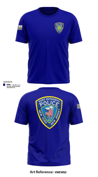 Short Sleeve Performance Shirt, Port Authority Police, , Teamtime, Team time, sublimation, custom sports apparel, team uniforms, spirit wear, spiritwear, sports uniforms, custom shirts, team store, custom team store, fundraiser sports, apparel fundraiser