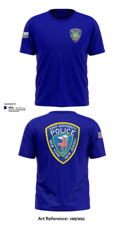 Port Authority Police 67694439 Short Sleeve Performance Shirt - 101