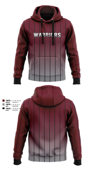Hoodie, Warriors, Softball, Teamtime, Team time, sublimation, custom sports apparel, team uniforms, spirit wear, spiritwear, sports uniforms, custom shirts, team store, custom team store, fundraiser sports, apparel fundraiser