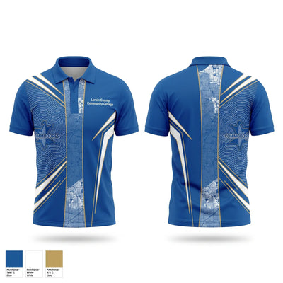 Lorain County Community College Short Sleeve Performance Polo - 1