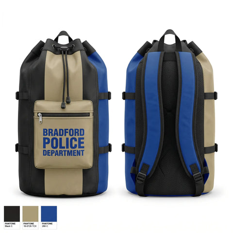 Gear Bag, Bradford police department, Police, Teamtime, Team time, sublimation, custom sports apparel, team uniforms, spirit wear, spiritwear, sports uniforms, custom shirts, team store, custom team store, fundraiser sports, apparel fundraiser
