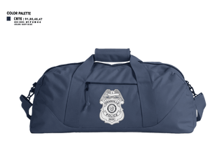 Duffle Bag, Granville Police Department, Police, Teamtime, Team time, sublimation, custom sports apparel, team uniforms, spirit wear, spiritwear, sports uniforms, custom shirts, team store, custom team store, fundraiser sports, apparel fundraiser