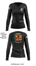 2d Reg 53277389 Women's Long Sleeve V-neck Shirt - 3