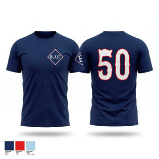 Short Sleeve Performance Shirt, Blast Baseball, Baseball, Teamtime, Team time, sublimation, custom sports apparel, team uniforms, spirit wear, spiritwear, sports uniforms, custom shirts, team store, custom team store, fundraiser sports, apparel fundraiser