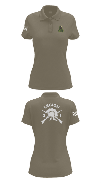 2-1 21461716 Women's Short Sleeve Performance Polo  - 75