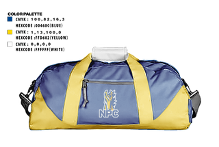Duffle Bag, Northpointe Christian Girls Soccer, Women's Soccer, Teamtime, Team time, sublimation, custom sports apparel, team uniforms, spirit wear, spiritwear, sports uniforms, custom shirts, team store, custom team store, fundraiser sports, apparel fundraiser