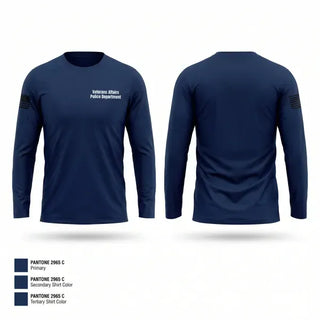Long Sleeve Performance Shirt, Veterans Affairs Police Department, Police, Teamtime, Team time, sublimation, custom sports apparel, team uniforms, spirit wear, spiritwear, sports uniforms, custom shirts, team store, custom team store, fundraiser sports, apparel fundraiser