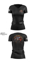 MESG-1 DET GUAM TEAM 707 33362717 Women's Short Sleeve V-neck Shirt - 13