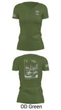Columbus Division of Police- 8C Company 60108409 Women's Short Sleeve V-neck Shirt - 46